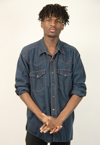 VINTAGE LIGHT DENIM SHIRT