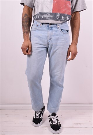 LEVI'S 581 MENS VINTAGE JEANS W32 L27 BLUE 90'S