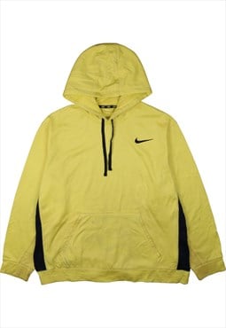 Vintage 90's Nike Hoodie Pullover Swoosh Yellow XXLarge