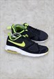 Nike Air Max Muse Trainers Black Neon Running Shoes UK 9