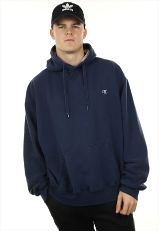 VINTAGE CHAMPION HOODIE NAVY