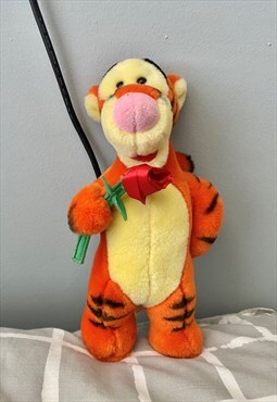 Disney tigger rose romance orange 10 inch plush toy 