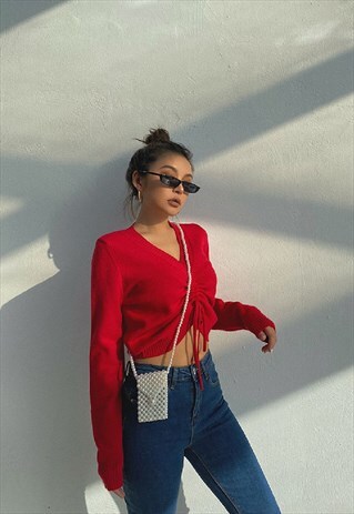 00S RIBBED STRING TANK TOP