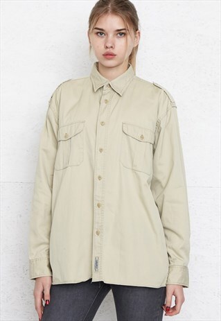 VINTAGE BEIGE CONQUEST LONG SLEEVE SHIRT