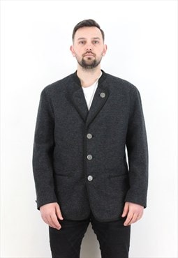 JULIUS LANG L Men Vintage US 42 UK Wool Blazer Coat Trachten