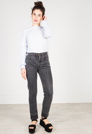 VINTAGE 80'S LEVI'S SLIM FIT DENIM JEANS / S0053