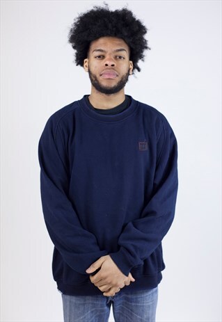VINTAGE 90S WILSON NAVY SWEATSHIRT