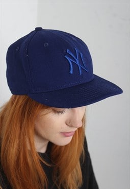 Vintage New York Yankees Baseball Cap Hat Blue