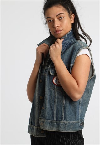 90S LEE DENIM GILET JACKET