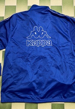 Kappa Tape Logo Full Zip Track Jacket Size L Tracktop