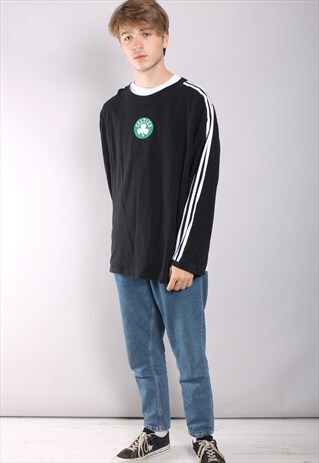 VINTAGE ADIDAS BOSTON CELTICS LONG SLEEVE T-SHIRT