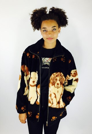 DOG TEDDY BEAR FLEECE JACKET