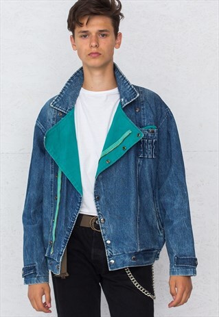 VINTAGE BLUE SMITHY'S DENIM JACKET