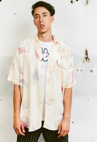 VINTAGE 90S ABSTRACT SHIRT