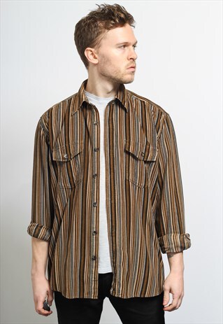 VINTAGE CORDUROY CORD SHIRT