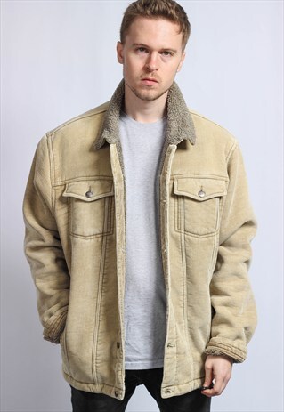 VINTAGE CORDUROY SHERPA JACKET