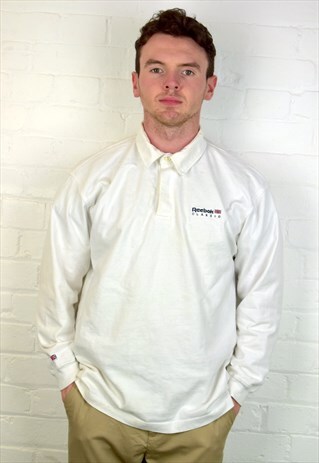 VINTAGE 90'S REEBOK CLASSIC 1/4 BUTTON SWEATSHIRT