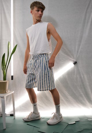 VINTAGE SUMMER FESTIVAL LINE SHORTS / UNISEX