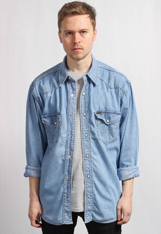 VINTAGE WRANGLER DENIM SHIRT