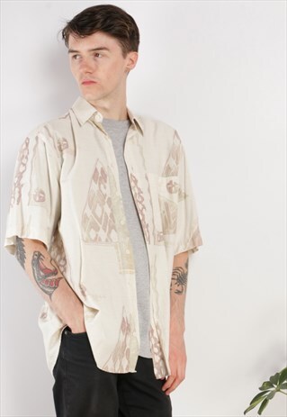 VINTAGE PATTERNED FESTIVAL SHIRT Z604