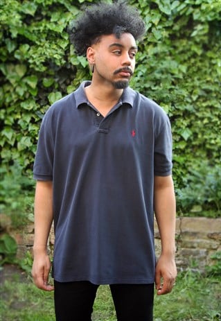 VINTAGE RALPH LAUREN NAVY POLO SHIRT