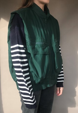 VINTAGE 90S SERGIO TACCHINI SLEEVELESS JACKET GILET