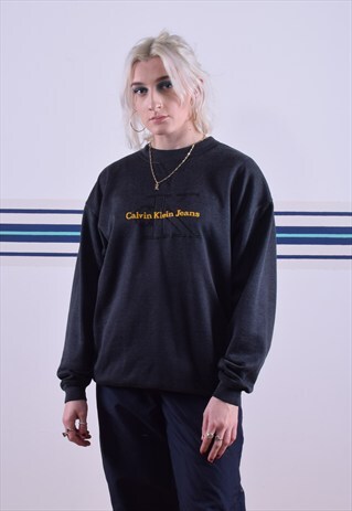 DARK GREY CALVIN KLEIN SWEATSHIRT