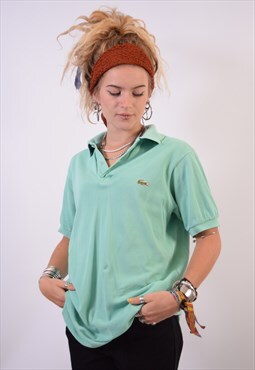 Vintage Lacoste Polo Shirt Turquoise