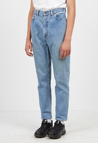 VINTAGE LIGHT BLUE LEVI'S 514 02 FIT DENIM JEANS
