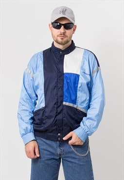 ADIDAS 90's track jacket vintage blue windbreaker