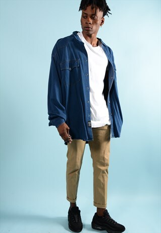 VINTAGE BOSS PREMIUM DENIM SHIRT