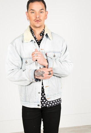 LAST UNIT SALE / VINTAGE 80S LEVI'S WINTER SHEEPSKIN JACKET