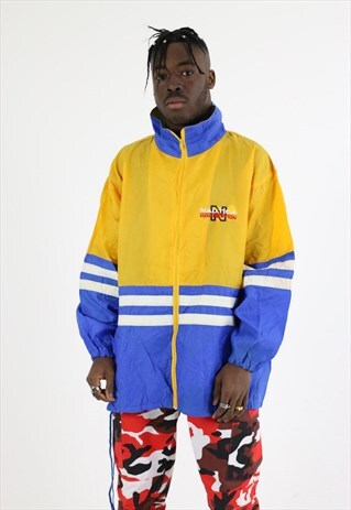 RARE VINTAGE NAUTICA SPORTS TRACKSUIT TOP WINDBREAKER JACKET