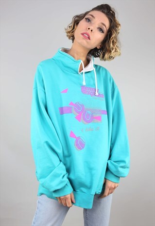 VINTAGE 80S OVERSIZED SWEATER SWEATSHIRT