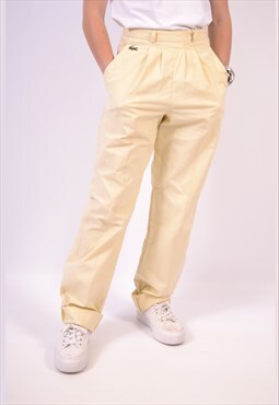 Vintage Lacoste Trousers Yellow