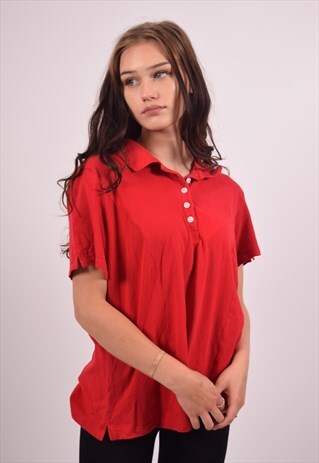 VINTAGE LEE POLO SHIRT RED