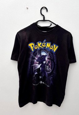 Vintage Pokemon mewtwo 1999 black T-shirt XS youth large 
