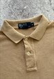 VINTAGE POLO RALPH LAUREN CROP TOP LONGSLEEVE POLO SHIRT