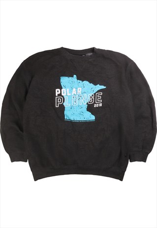 Vintage 90's Pennant Sweatshirt Polar Plunge Crewneck