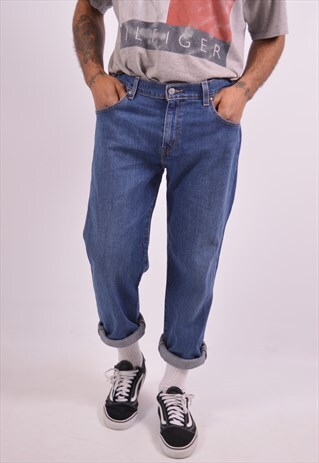 LEVI'S 505 MENS VINTAGE JEANS W34 L30 BLUE 90S
