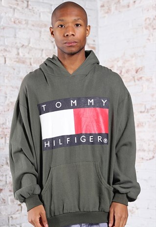 tommy hilfiger big logo hoodie