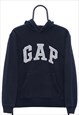 Vintage Gap Spellout Navy Hoodie Womens
