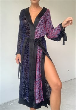 Diane von Furstenberg Long Sleeve Kimono Dress 