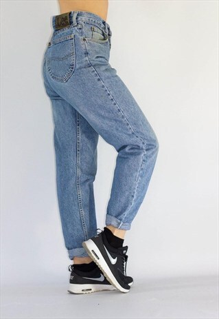 VINTAGE HIGH WAIST STONEWASH LEE JEANS