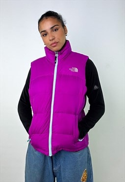 Purple y2ks The North Face 700 Series Puffer Jacket Gilet