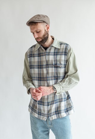 VINTAGE 90S GRUNGE CHECKERED SHIRT