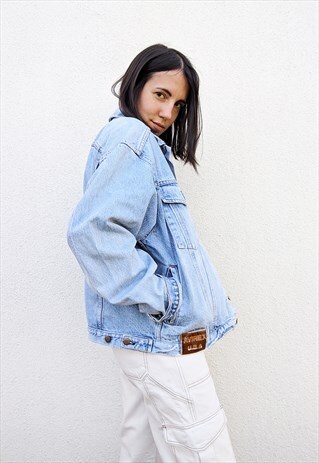 VINTAGE AVIREX OVERSIZED JEANS DENIM JACKET