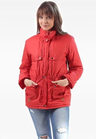 PUFFER PARKA JACKET VINTAGE DRAWSTRING