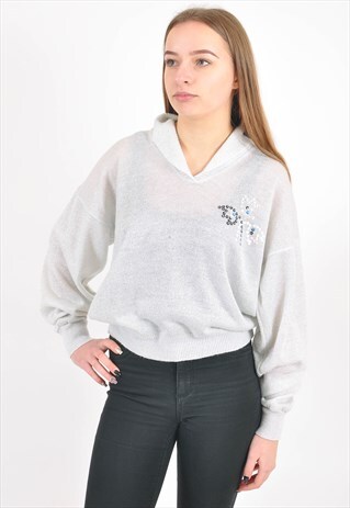 VINTAGE SILVER JUMPER IN JUMPER