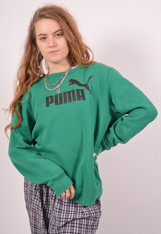 puma jumper green